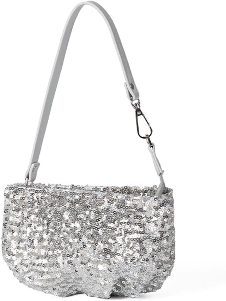 Sparkling Clutches Purse Glitters Evening Bag Sequins Wedding Handbag for Women Girls Chain Crossbody Shoulder Bags