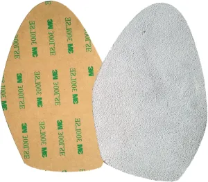 Stick-on suede soles for high-heeled shoes, with industrial-strength adhesive backing. Resole old dance shoes or convert your favorite heels to perfect dance shoes [SUEDE-LA-r02]