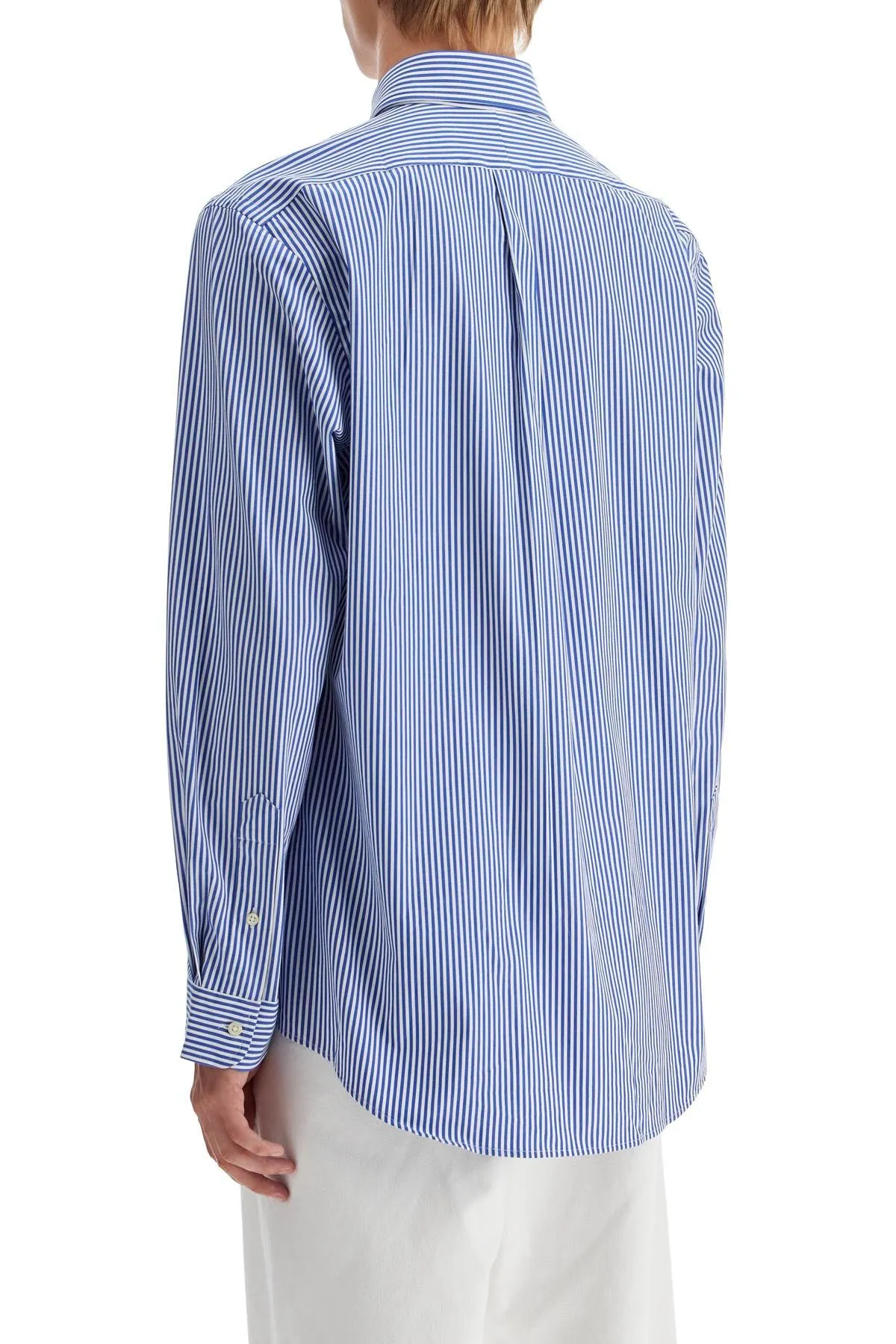 'striped stretch poplin shirt with 710928255008 BLUE/WHITE BENGAL STRIPE