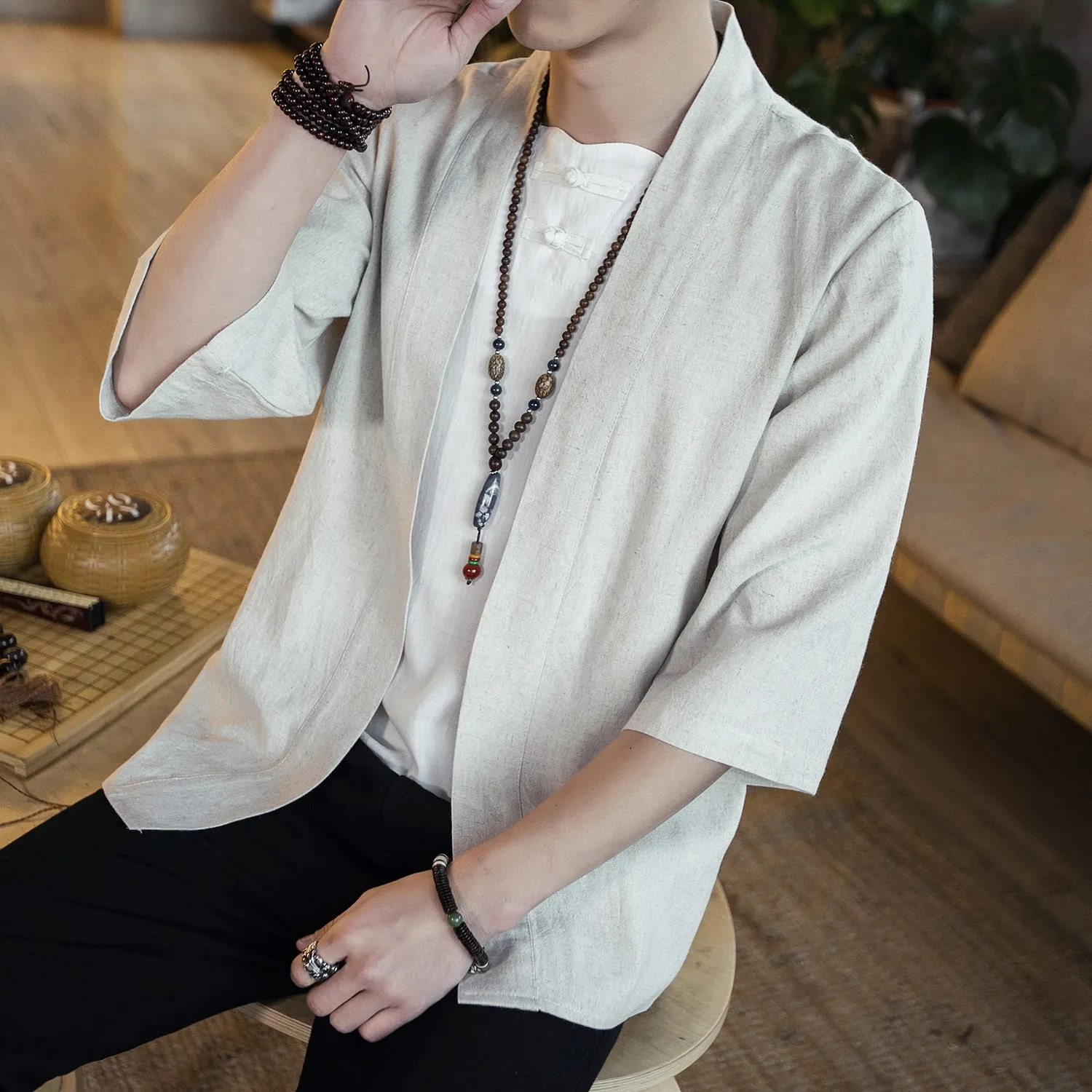 Summer men's sleeve shirt