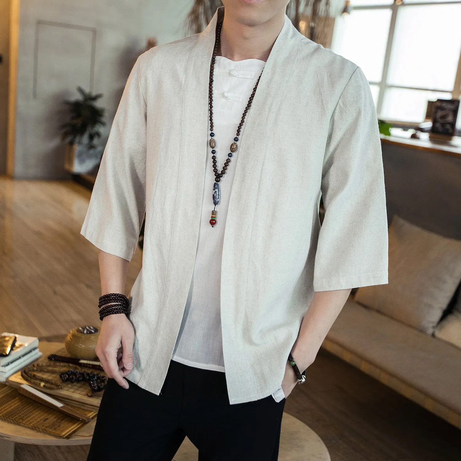 Summer men's sleeve shirt