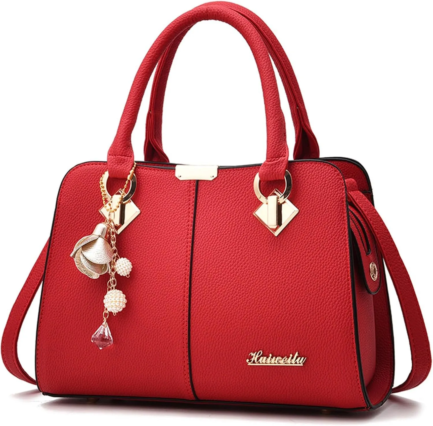 Summer Purses for Women 2025 Crossbody Small Quilted Crossbody Bags Carry on Bag for Airplanes Women(Red)