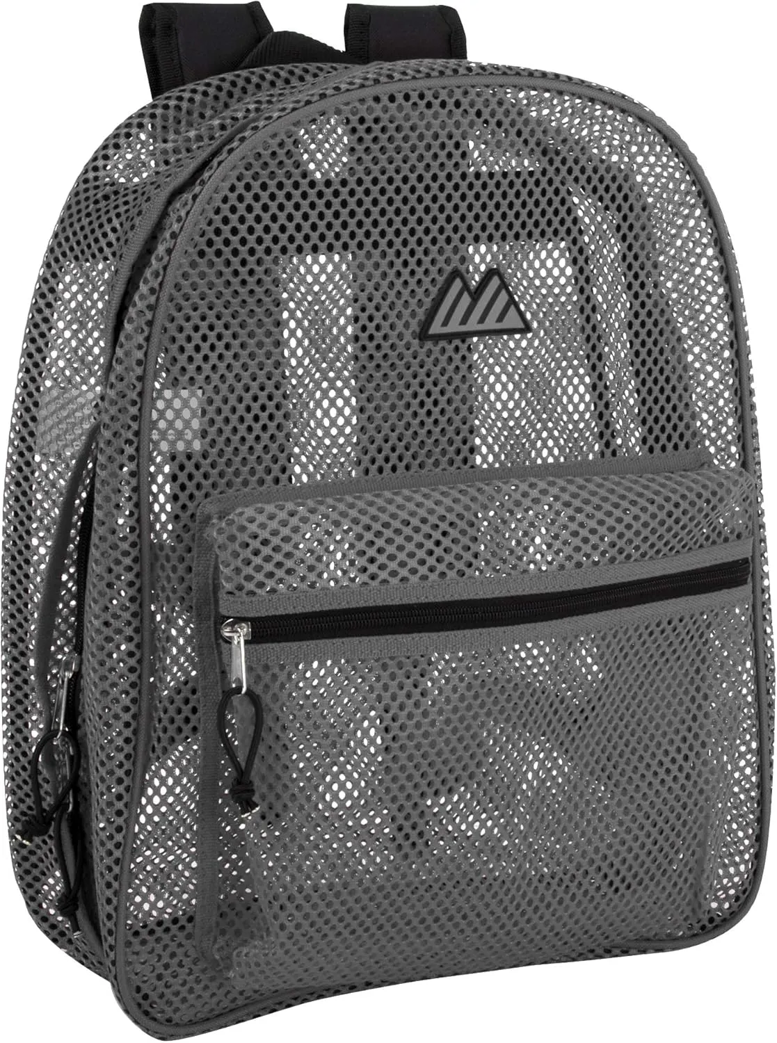 Summit Ridge Mesh Backpacks for Kids, Adults, School, Beach, and Travel, Colorful Transparent Mesh Backpacks with Padded Straps Large