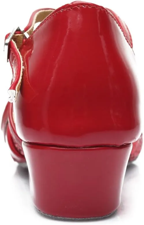 SWDZM Girl Latin/Chacha/Salsa/Performance Dance Shoes Sequin Ballroom Model-208