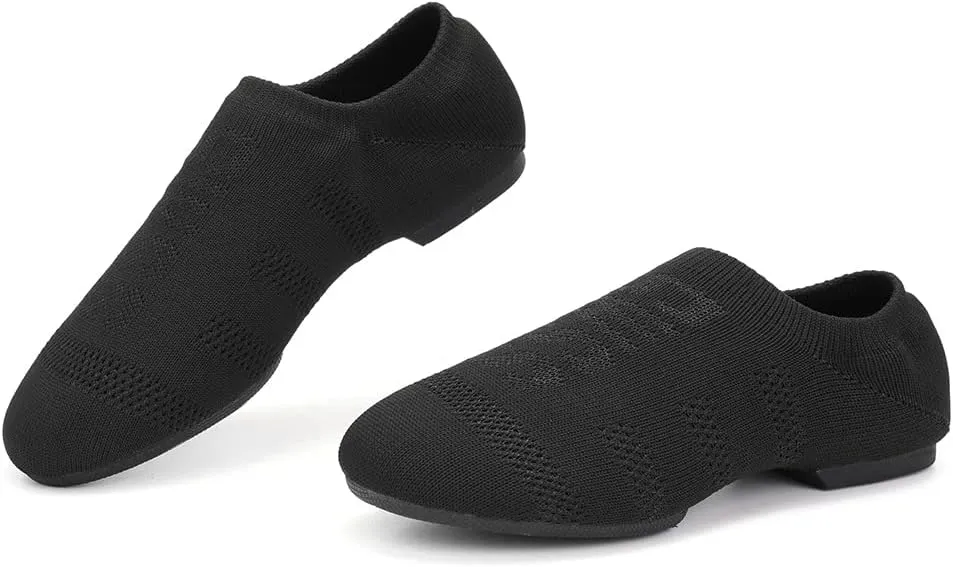 SWDZM Women's Latin Dance Shoes Close Toe Canvas Ballroom Tango Yoga Teaching Practice Dancing Shoes