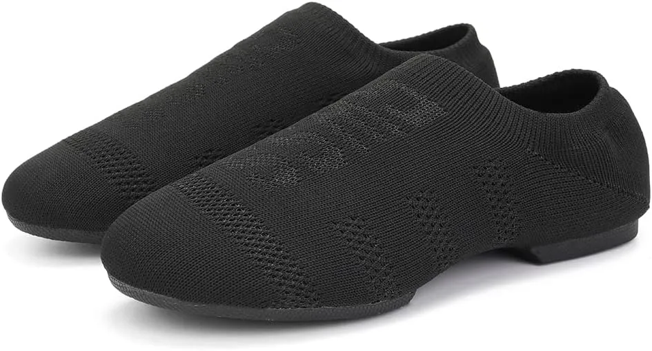 SWDZM Women's Latin Dance Shoes Close Toe Canvas Ballroom Tango Yoga Teaching Practice Dancing Shoes