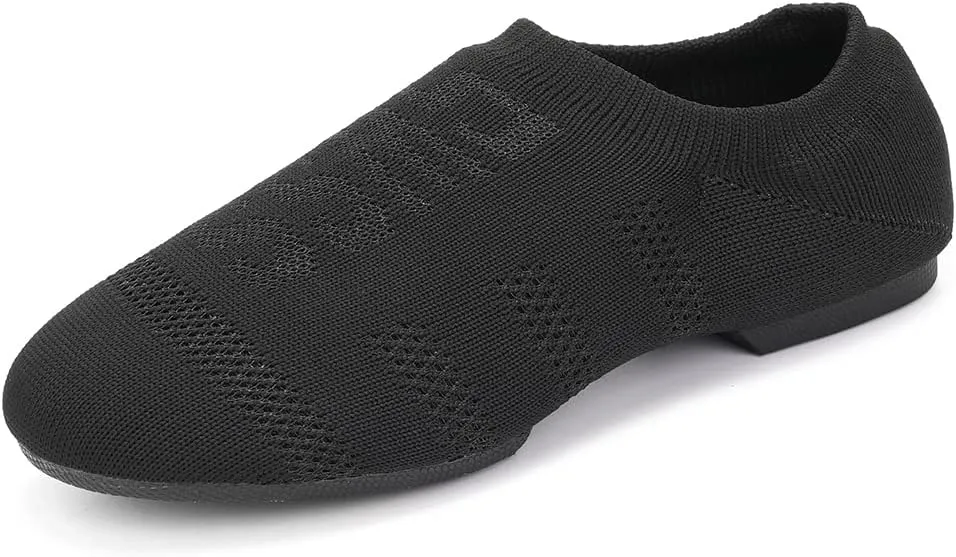 SWDZM Women's Latin Dance Shoes Close Toe Canvas Ballroom Tango Yoga Teaching Practice Dancing Shoes
