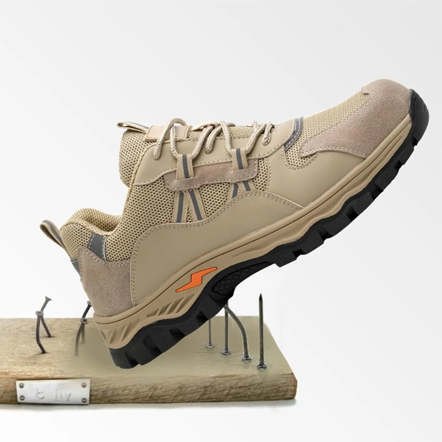 Tennis Shoes Womens Non Slip Lace Up Padded Sneakers Hiking Shoes Men Waterproof Breathable Casual Shoes