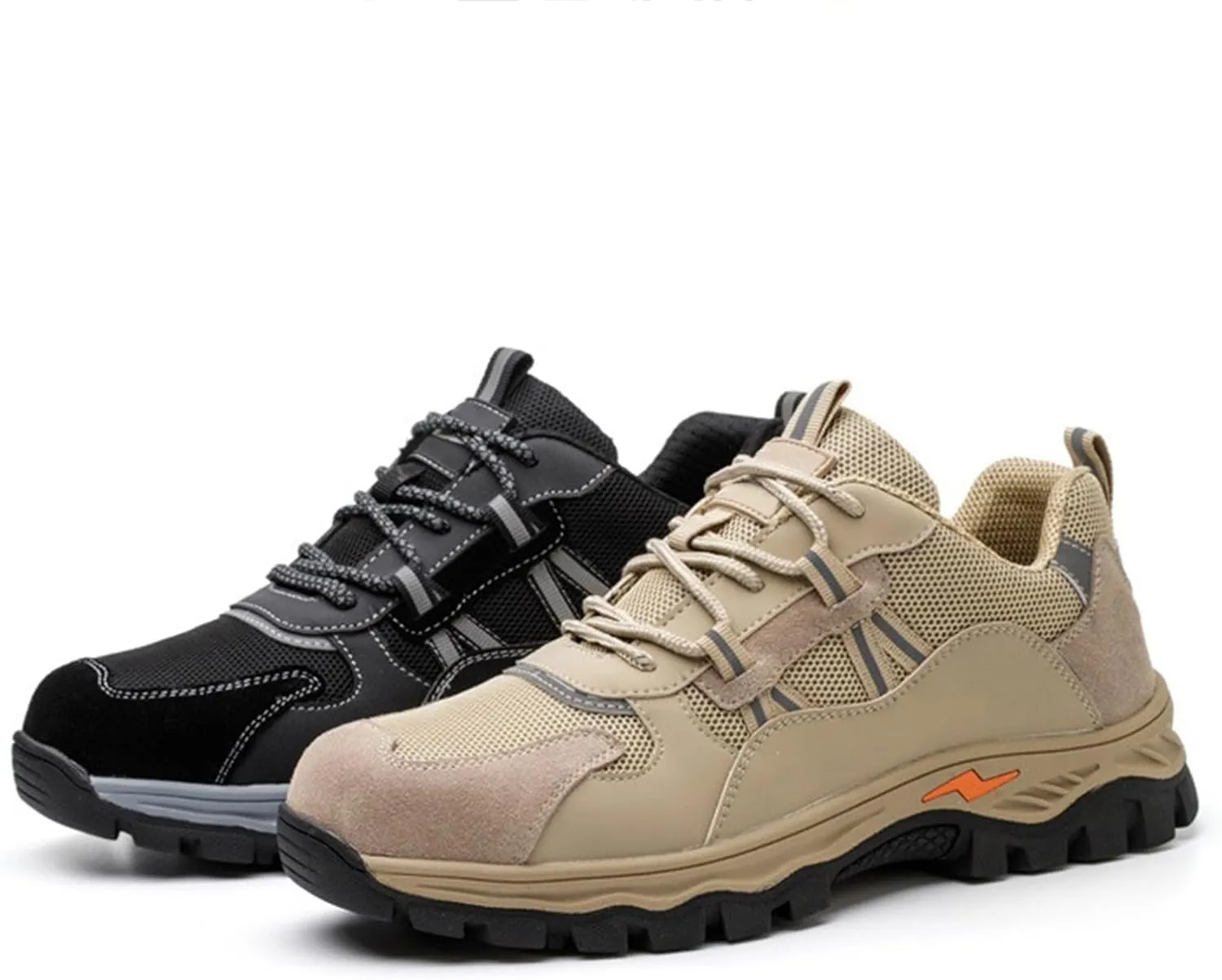 Tennis Shoes Womens Non Slip Lace Up Padded Sneakers Hiking Shoes Men Waterproof Breathable Casual Shoes