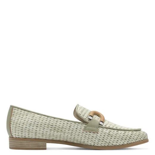 Textured Loafer - Moss Green