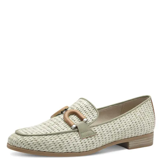 Textured Loafer - Moss Green