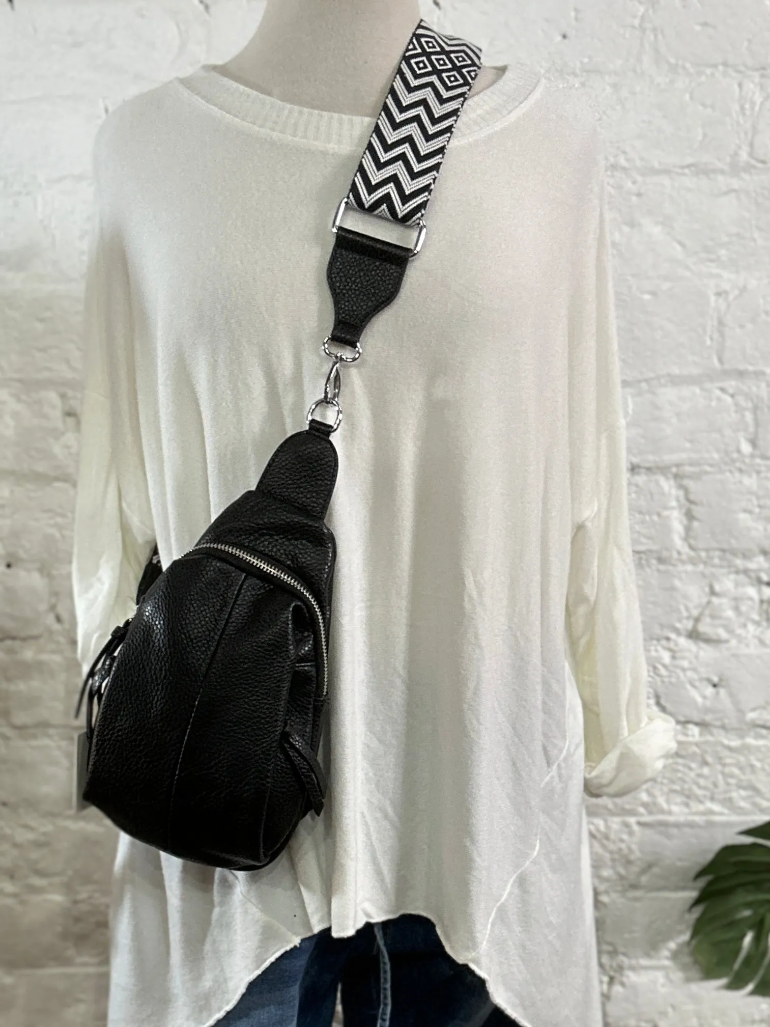 The Kensington Cross Body Bag With Fancy Handle