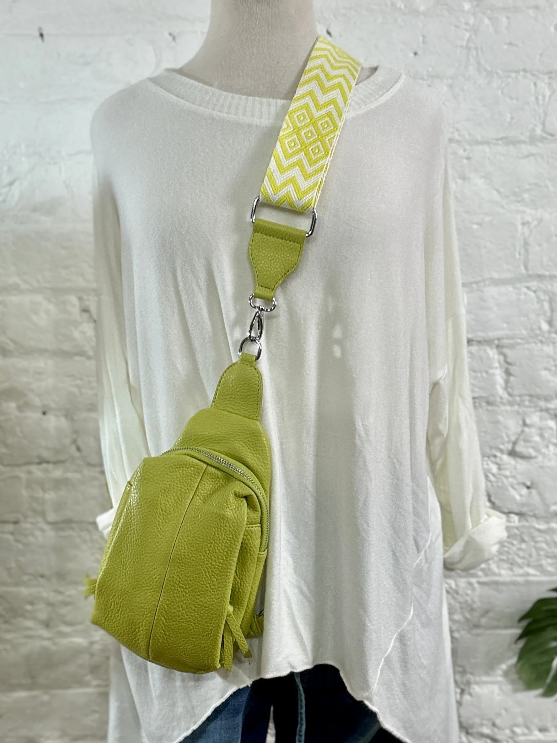 The Kensington Cross Body Bag With Fancy Handle