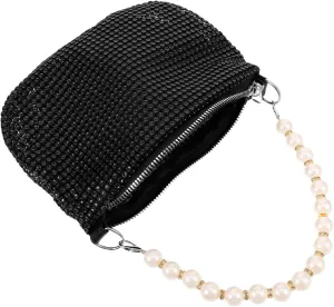 Tiny Pearl Chain Bag Stylish Shoulder Bag Small Purse for Women Fashion for Wedding Versatile Accessory