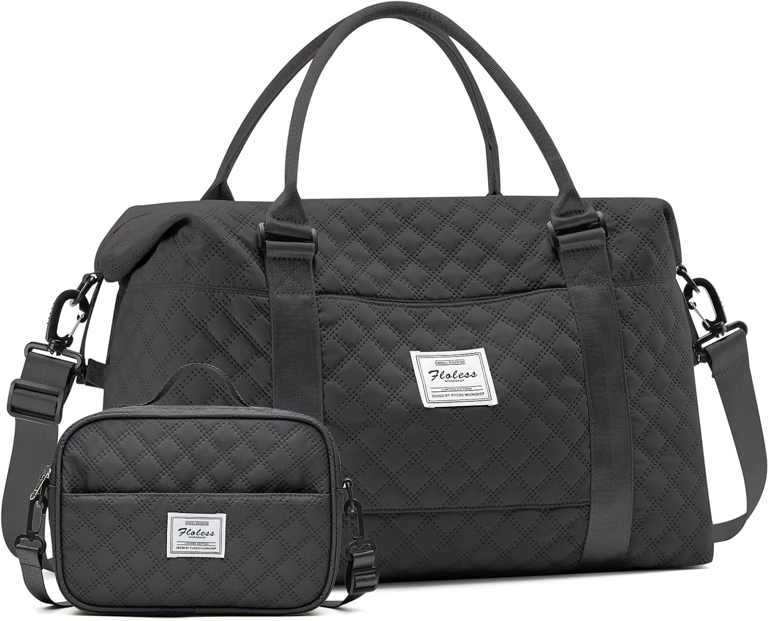 Travel Bag for Women, Overnight Duffel Weekender Bag with Toiletry Bag,Gym Bag with Wet Pocket,Personal Item Carry On Bag