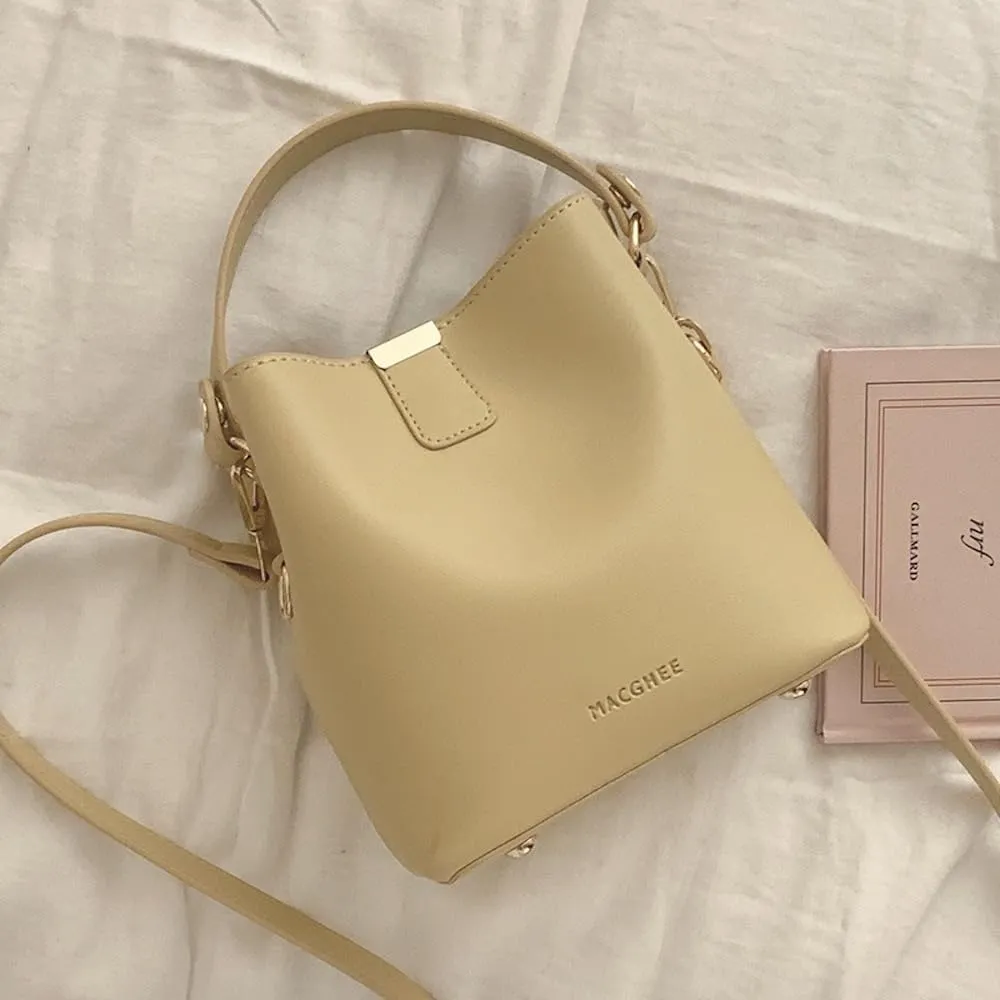 Vanilla Girl Aesthetic Small Bucket Bag for Women Small Satchel Bag Purses Crossbody Bag Handbag Mini Tote Bags