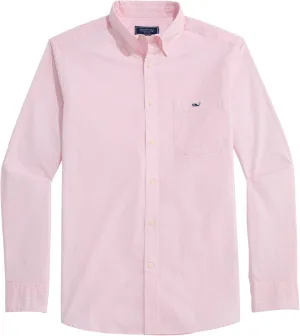 vineyard vines Men's Anegada Gingham Perfect Wash Poplin Shirt