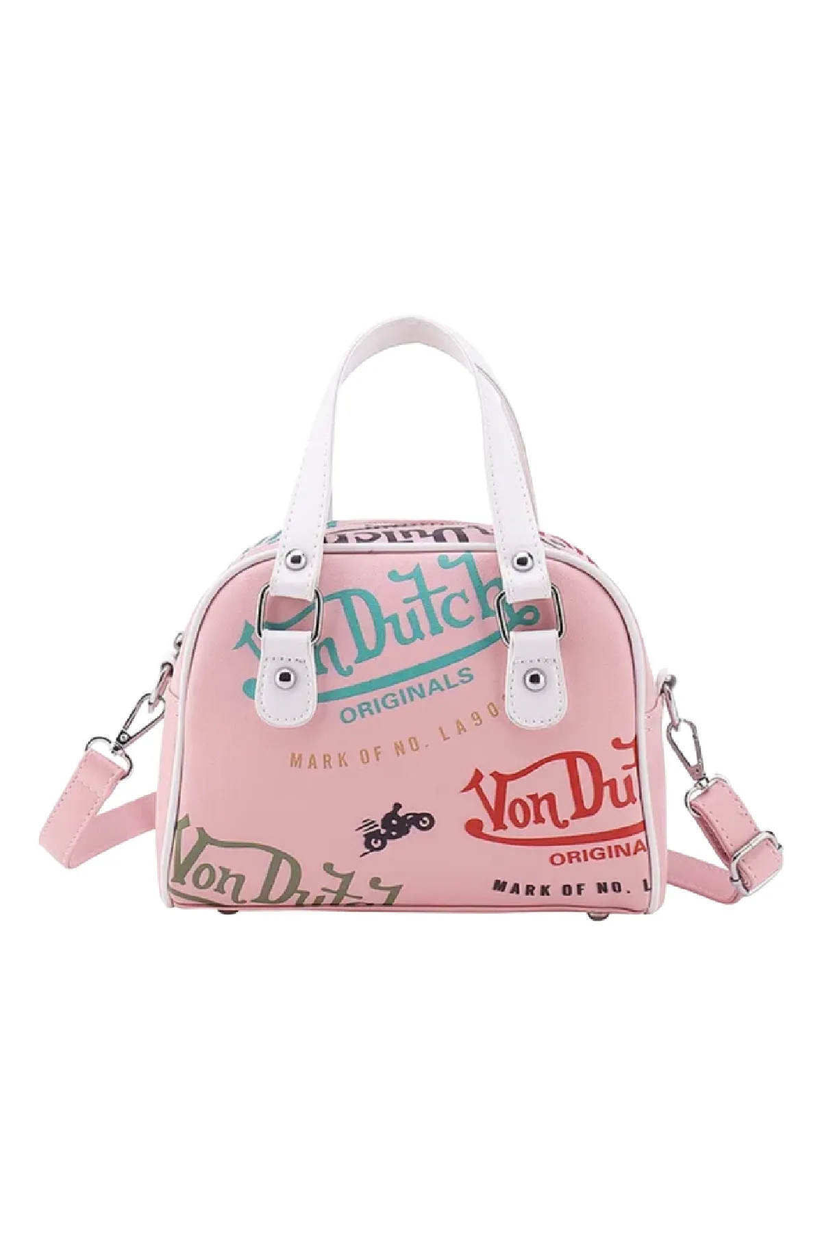 Von Shoulder Bag (Baby Pink Multi)