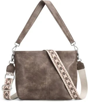 VONAL Hobo Crossbody Bags for Women, Vegan Leather Purses Shoulder Handbags for women PU leather Tote Bags Everyday Purse
