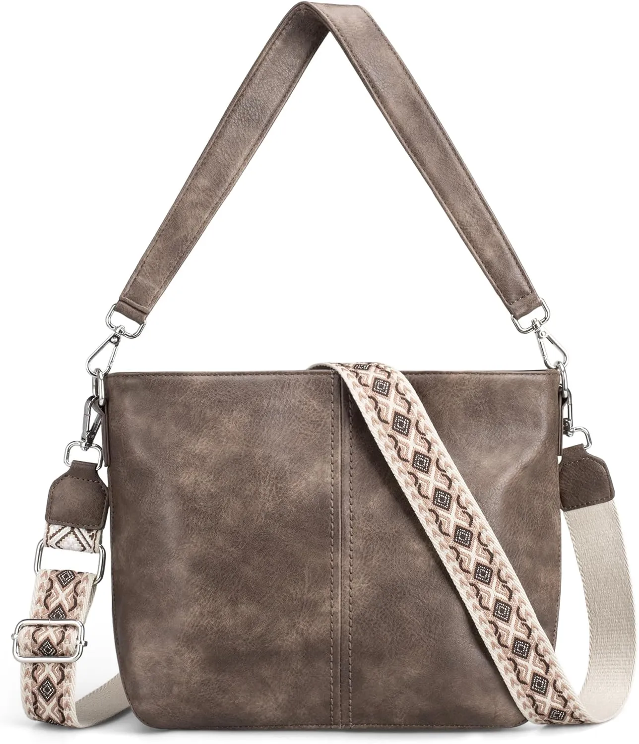 VONAL Hobo Crossbody Bags for Women, Vegan Leather Purses Shoulder Handbags for women PU leather Tote Bags Everyday Purse