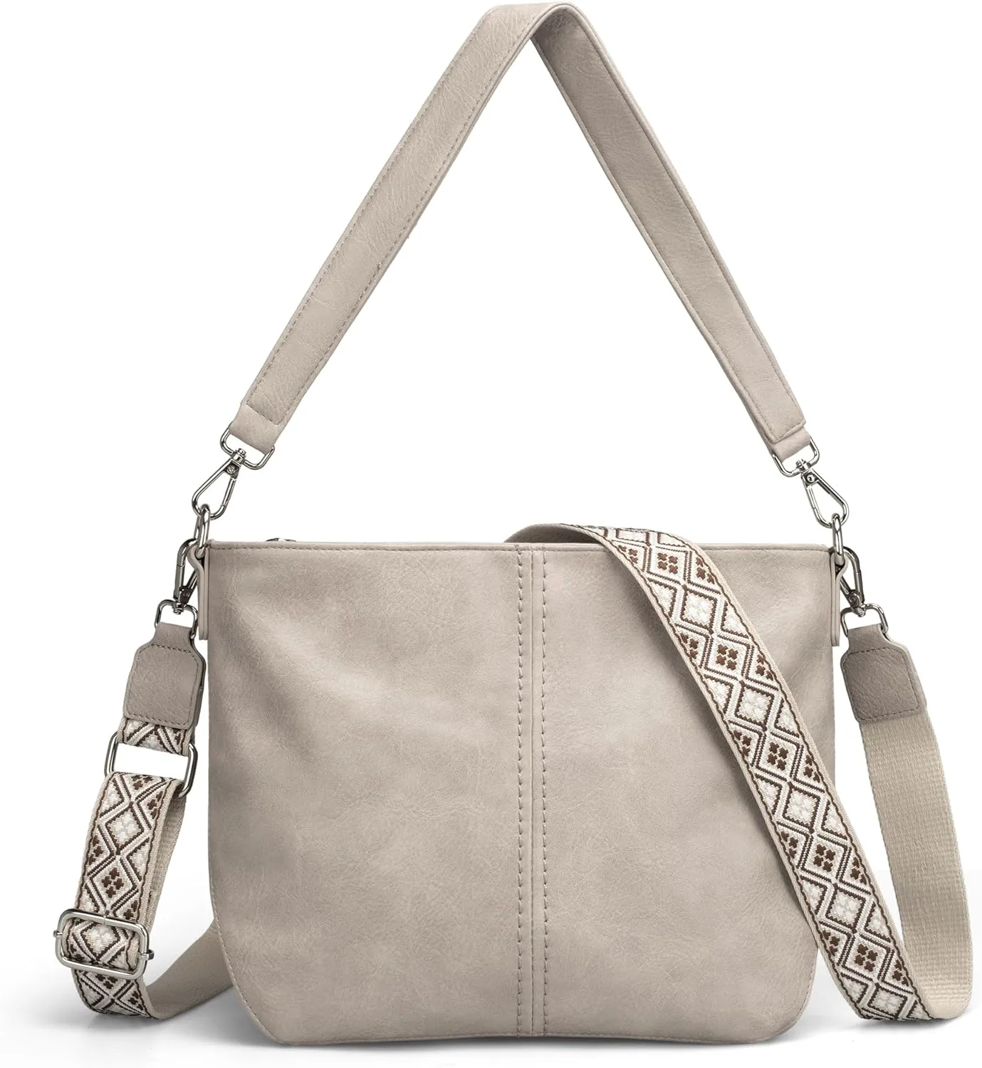 VONAL Hobo Crossbody Bags for Women, Vegan Leather Purses Shoulder Handbags for women PU leather Tote Bags Everyday Purse