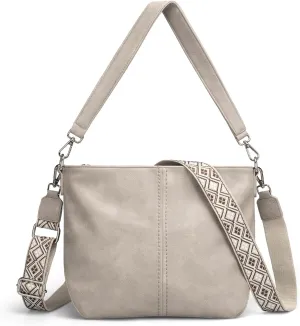 VONAL Hobo Crossbody Bags for Women, Vegan Leather Purses Shoulder Handbags for women PU leather Tote Bags Everyday Purse
