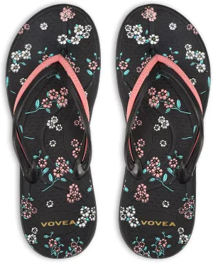 VOVEA Flip Flops For Women Non-Slip Bathroom Shower Shoes Cushion foam Indoor and Outdoor Sandals