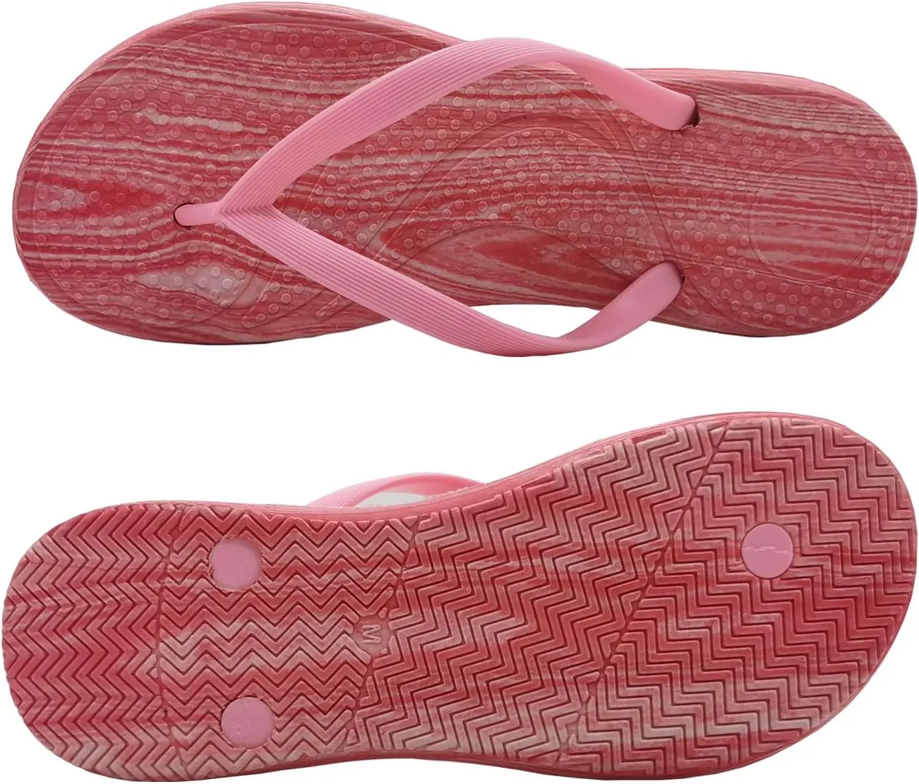 VOVEA Flip Flops For Women Non-Slip Bathroom Shower Shoes Cushion foam Indoor and Outdoor Sandals