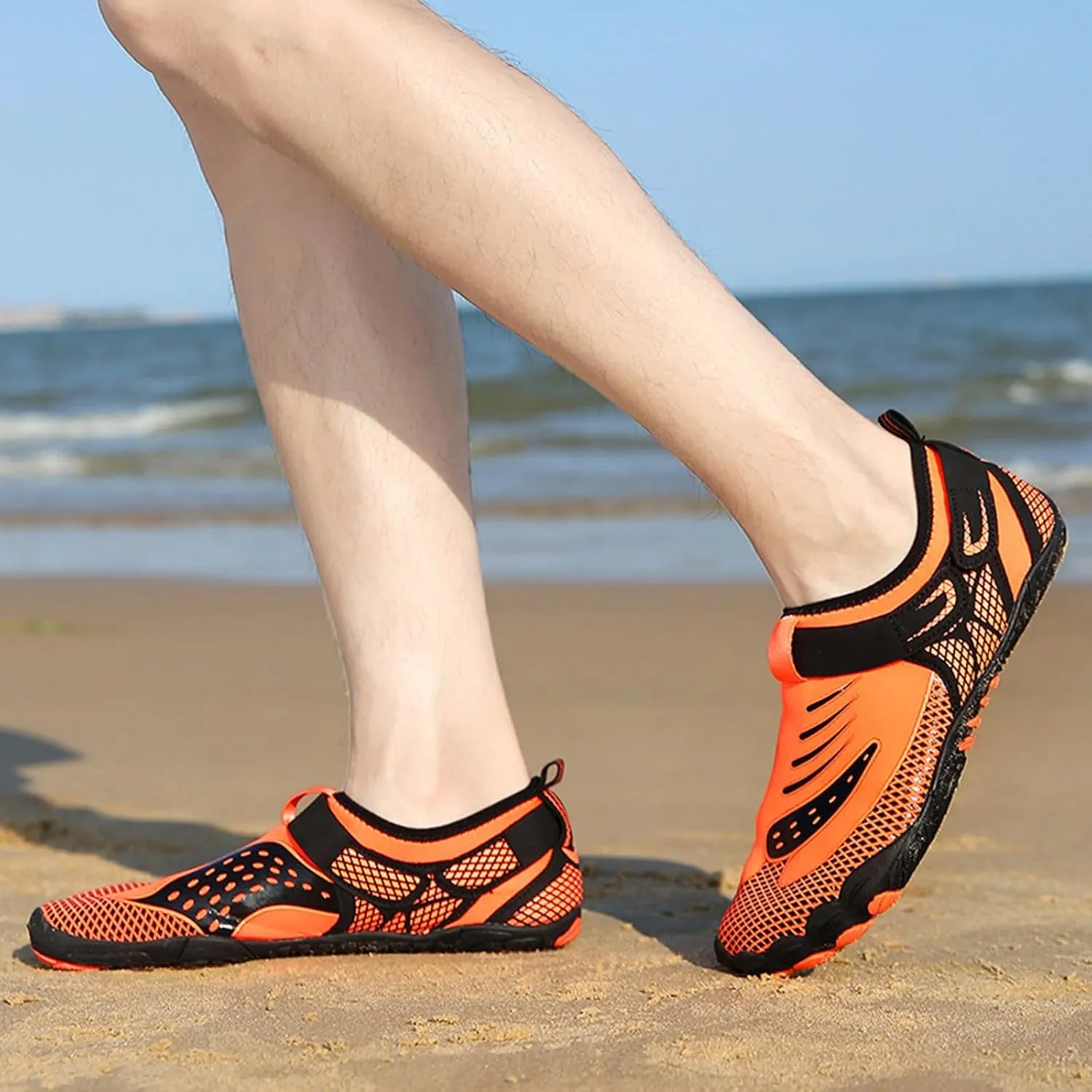 Water Resistant Shoes for Men Size 14 Breathable Non Slip Athletic Hiking Water Shoes for Women Extra Wide Water Shoes Athletic Hiking Water Shoes for Beach Swim Surf Water Sport