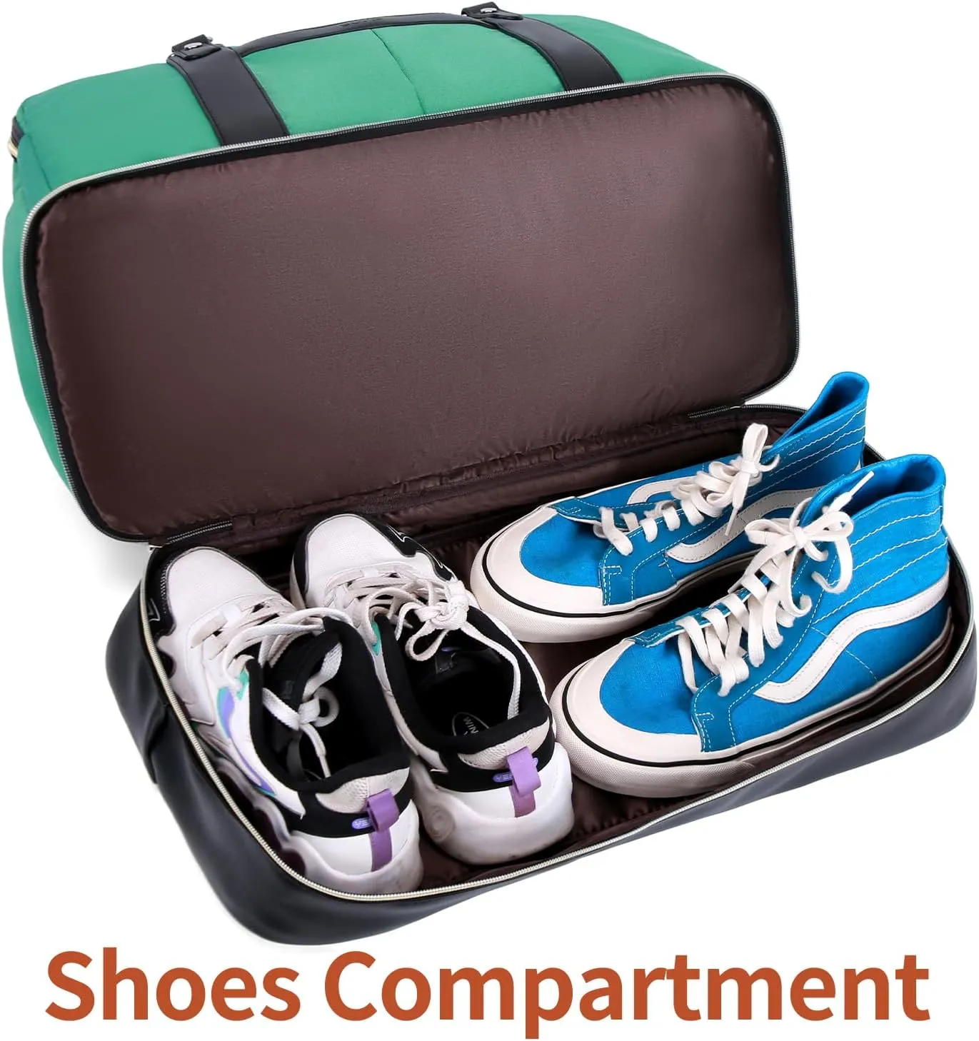 Weekender Bags for Women Overnight Bag Large Canvas Travel Duffel Bag with Shoe Compartment Carry On Tote Bag 3Pcs Set