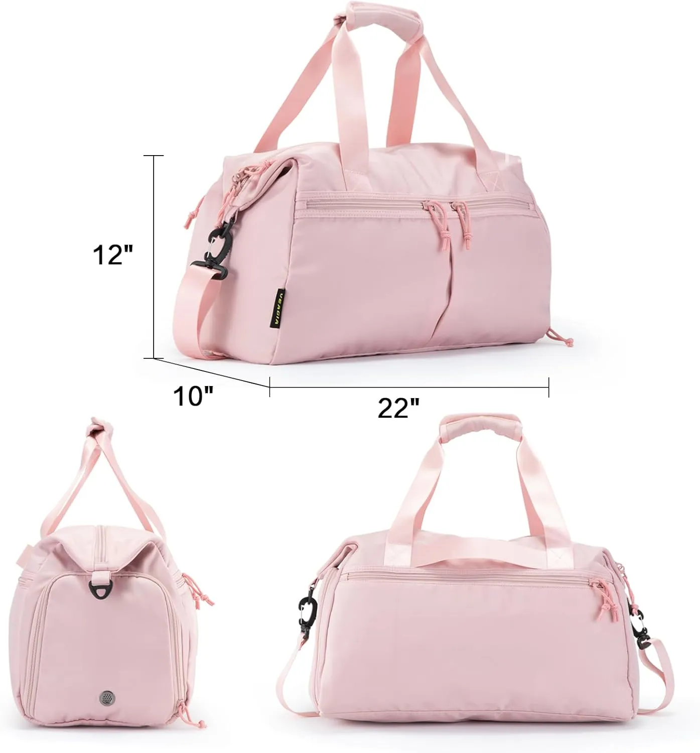 Weekender Duffel Bag with Shoe Compartment And Wet Pocket-Luggage Everyday Overnight Bag for Men and Women Travel-Carry On Gym Bag