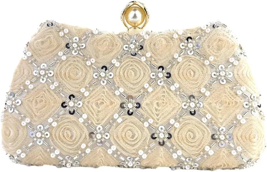 Women Bag Beads Clutches Purse Evening Handbag Evening Clutches Bag Sequins Clutches Bag Evening Bag Bridal Purse