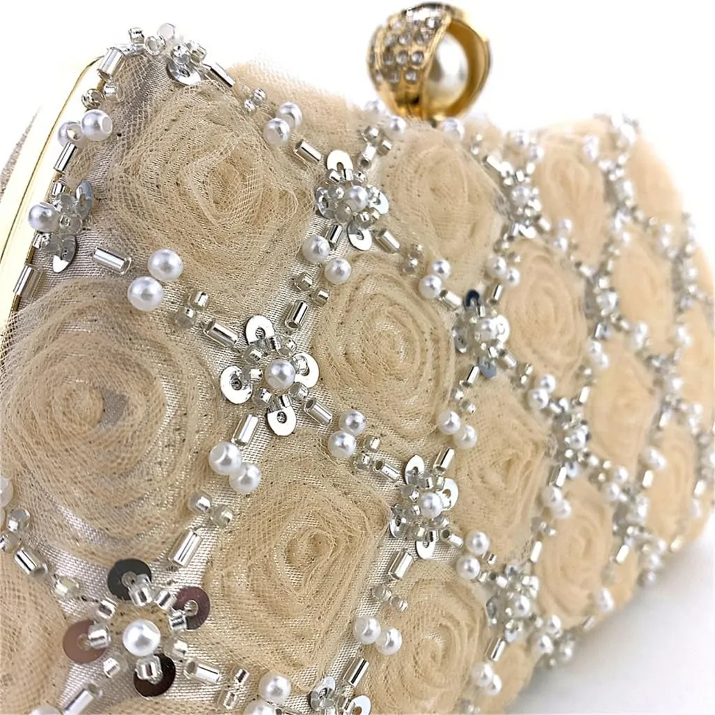 Women Bag Beads Clutches Purse Evening Handbag Evening Clutches Bag Sequins Clutches Bag Evening Bag Bridal Purse