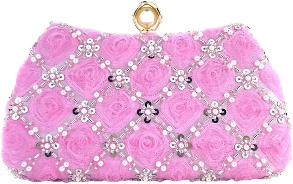 Women Bag Beads Clutches Purse Evening Handbag Evening Clutches Bag Sequins Clutches Bag Evening Bag Bridal Purse