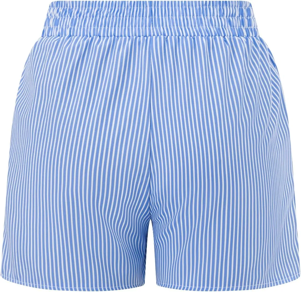 Women Boxer Shorts Striped Elastic Button Pajama Shorts Y2k Mid Waist Lounge Shorts Summer Beach Sleepwear