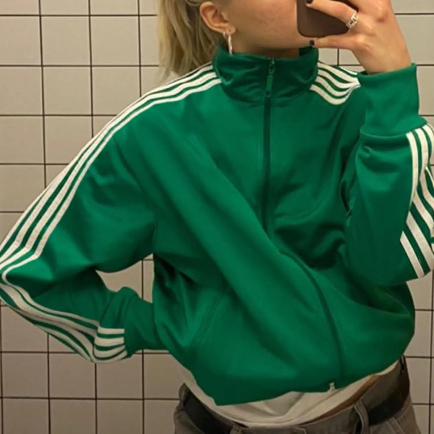 Women's Bomber Jackets Zip-Up Windbreakers Cropped Jackets Varsity Sportswear Casual Clothing 90s Streetwear