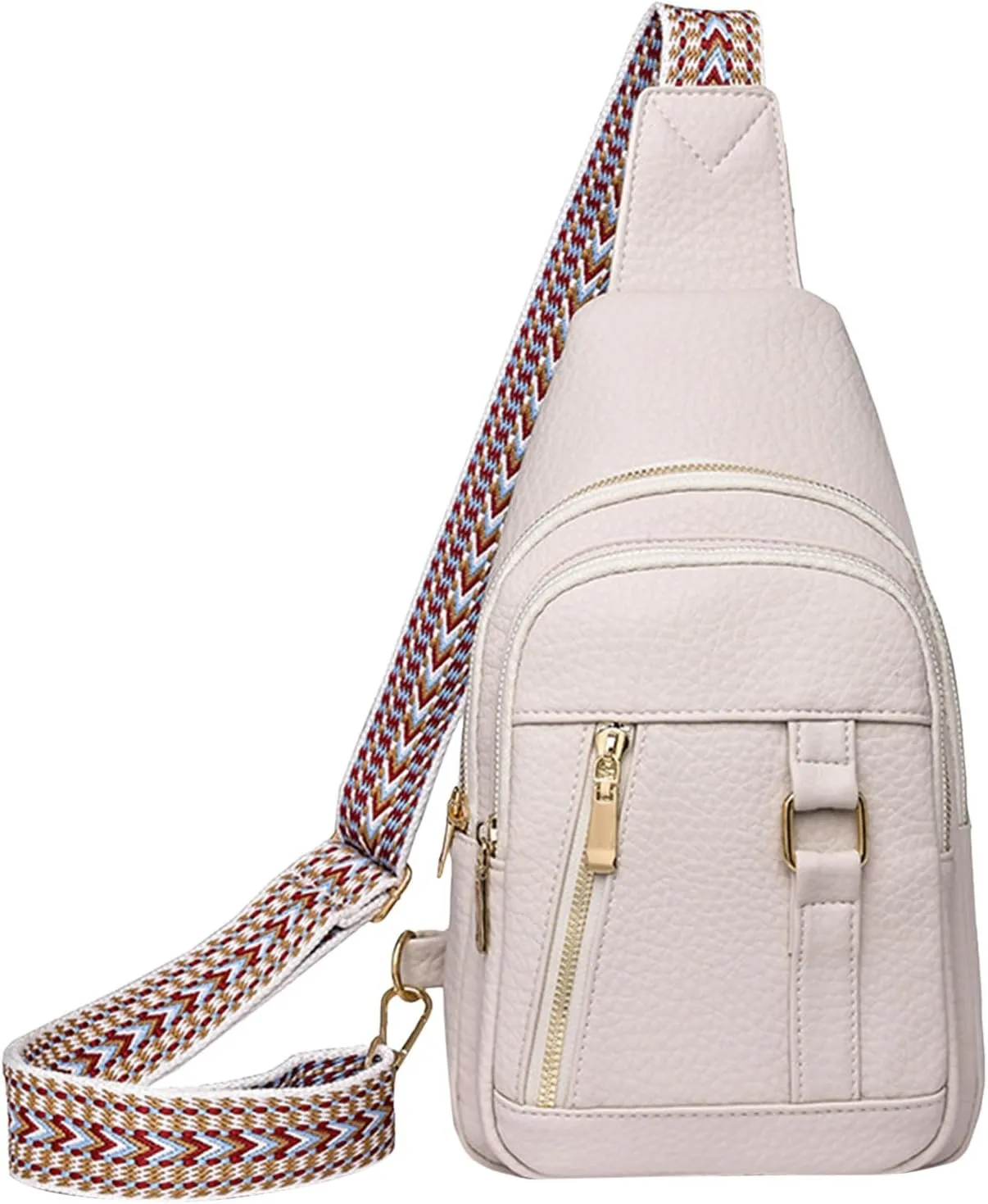 Women's Crossbody Handbags 2024 New Leather Crossbody Fanny Packs for Women,trendy Chest Bag Backpack with Adjustable Strap,cross Body Bag for Hiking Sports Outdoor Travel