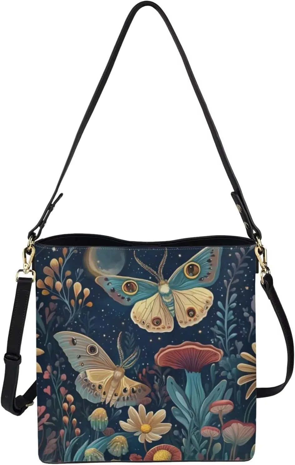 Women's Leather Handbags Designer Tote Purse Bucket Bags Oversized Large Shoulder Bag with Handle Pockets