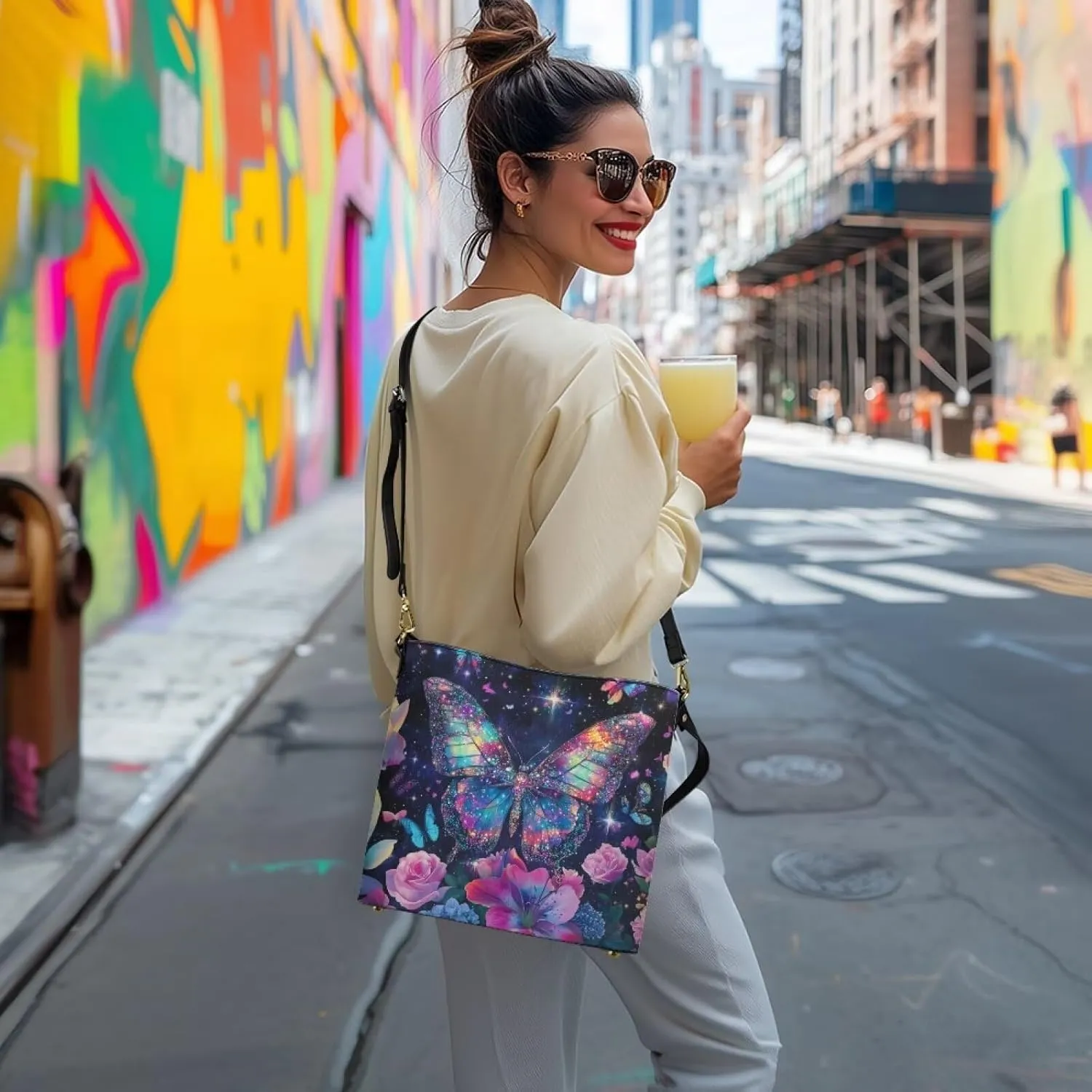 Women's Leather Handbags Designer Tote Purse Bucket Bags Oversized Large Shoulder Bag with Handle Pockets