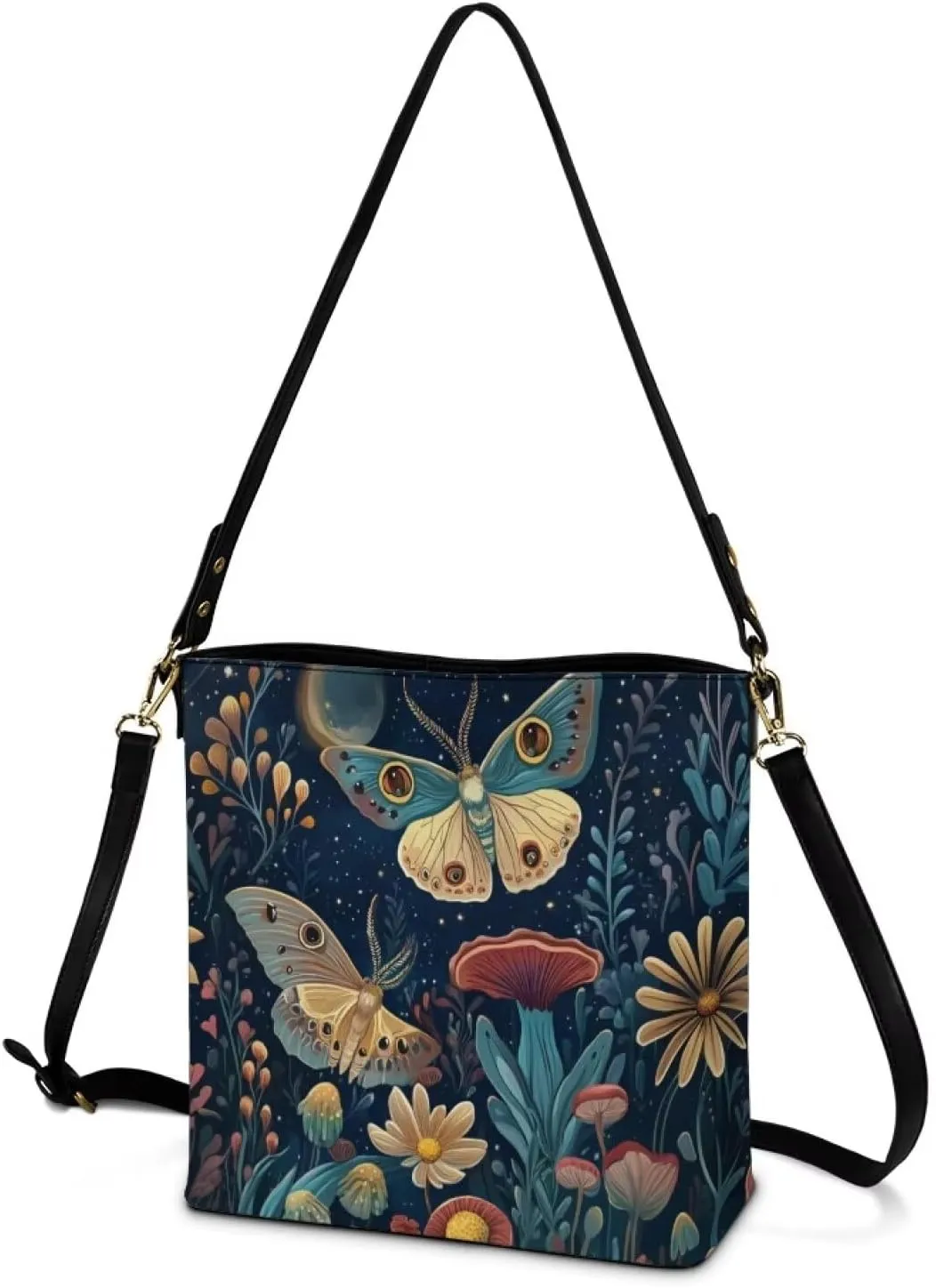 Women's Leather Handbags Designer Tote Purse Bucket Bags Oversized Large Shoulder Bag with Handle Pockets
