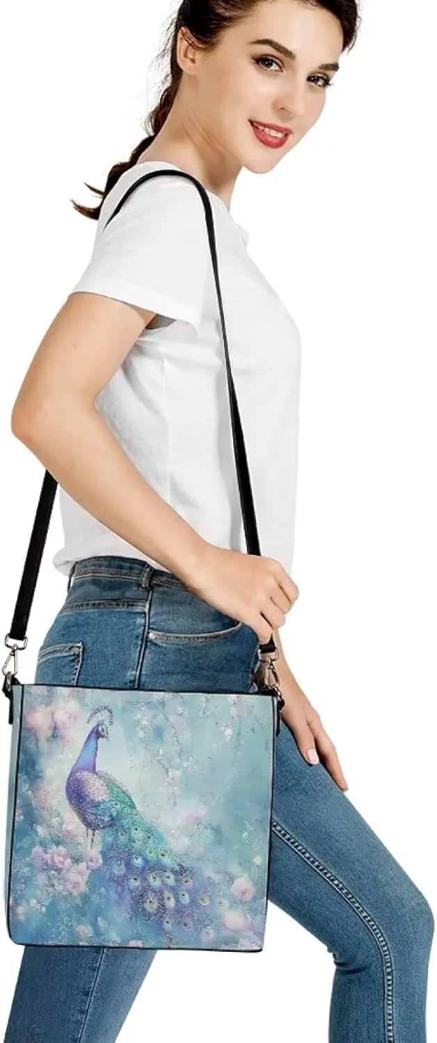 Women's Leather Handbags Designer Tote Purse Bucket Bags Oversized Large Shoulder Bag with Handle Pockets