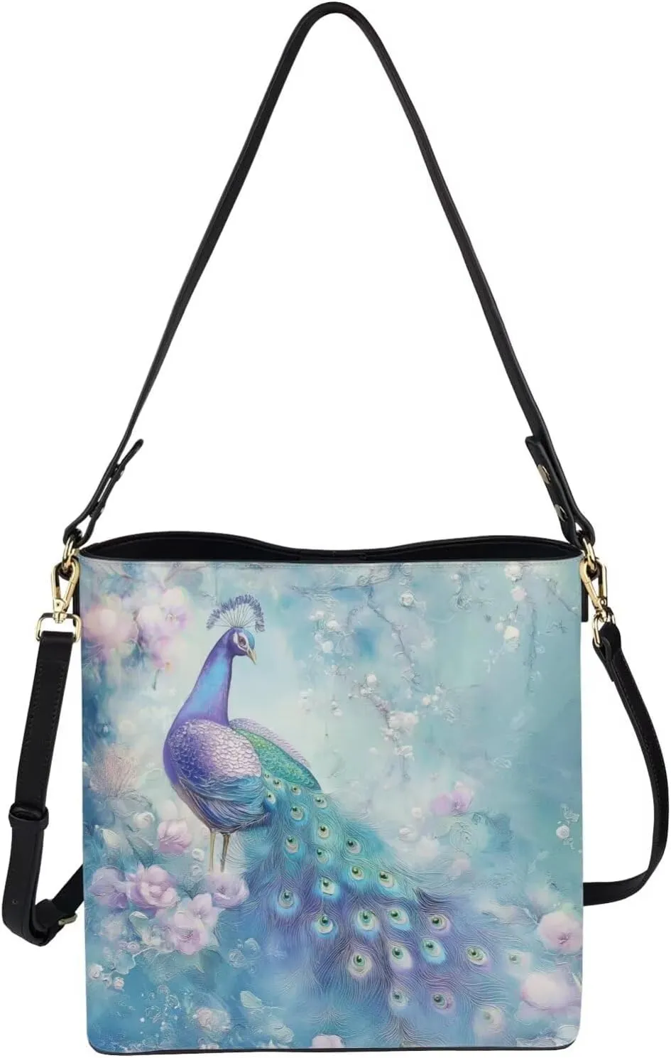 Women's Leather Handbags Designer Tote Purse Bucket Bags Oversized Large Shoulder Bag with Handle Pockets