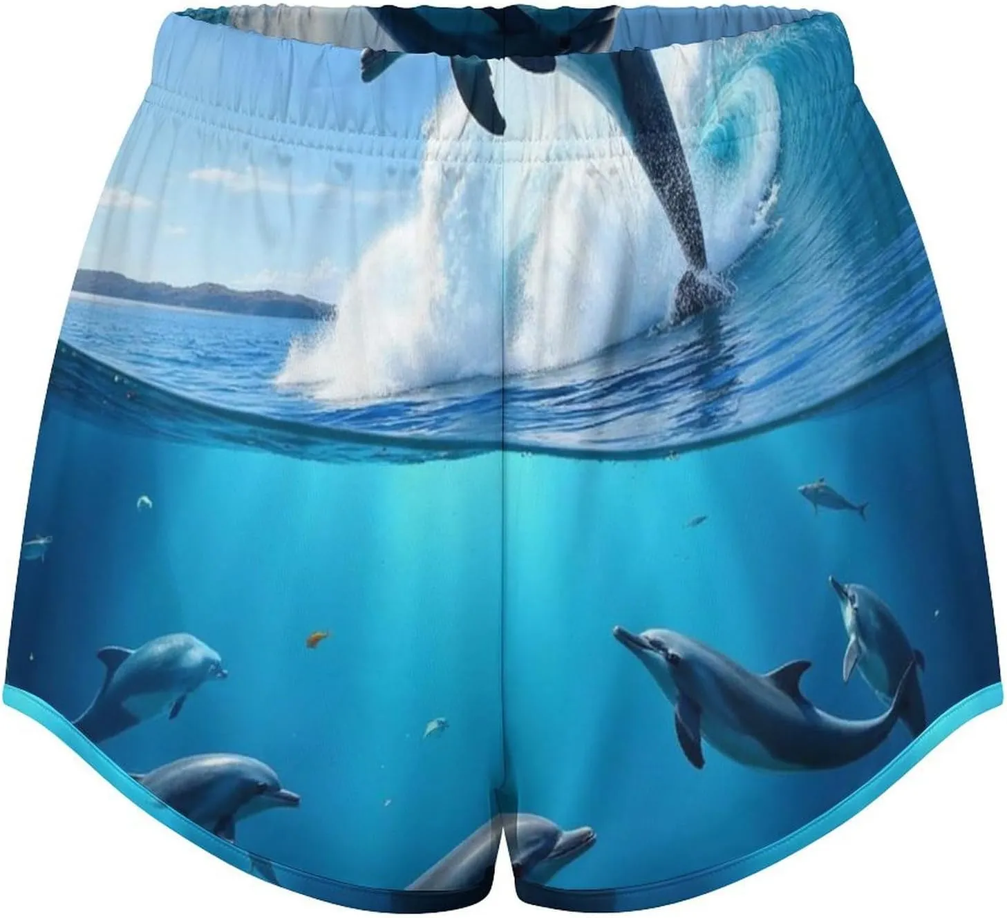 Women's Running Shorts Elastic Workout Athletic Gym Yoga Shorts