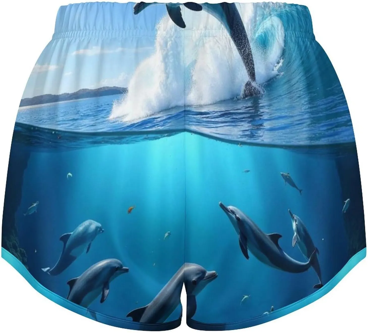 Women's Running Shorts Elastic Workout Athletic Gym Yoga Shorts