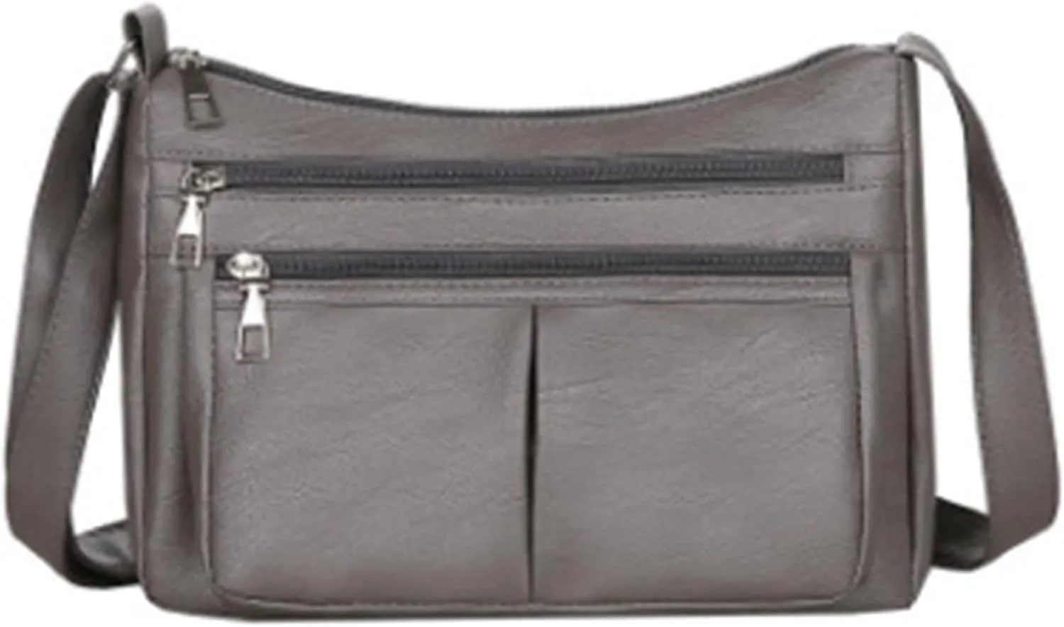 Women's Trendy Purses Vegan Leather Hobo Handbags Small Quilted Crossbody Bags for Women Womens Shoulder Purse(Grey)