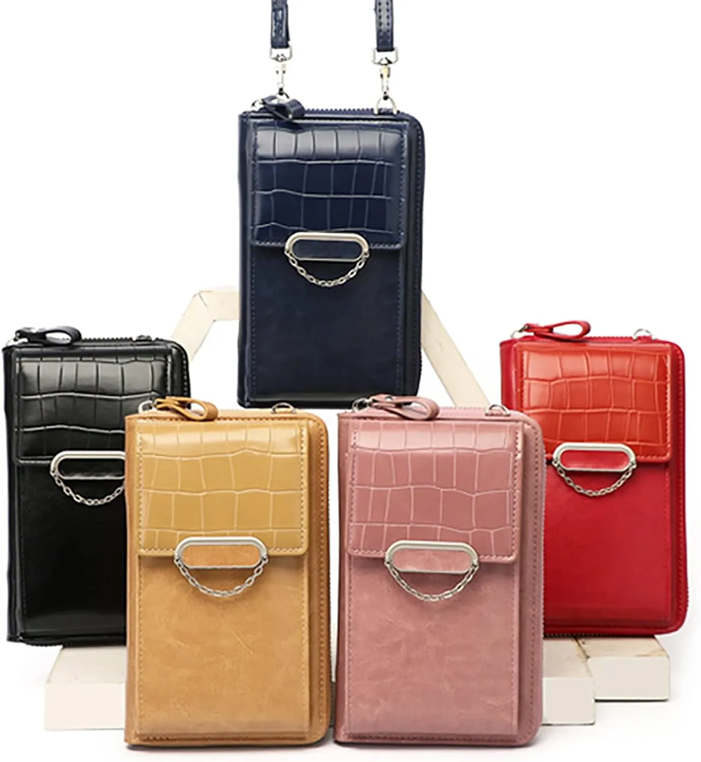 Women's Trendy Purses Vegan Leather Hobo Handbags Waterproof Nylon Crossbody Bags for Woman Trendy Gifts for Mom(RD2)