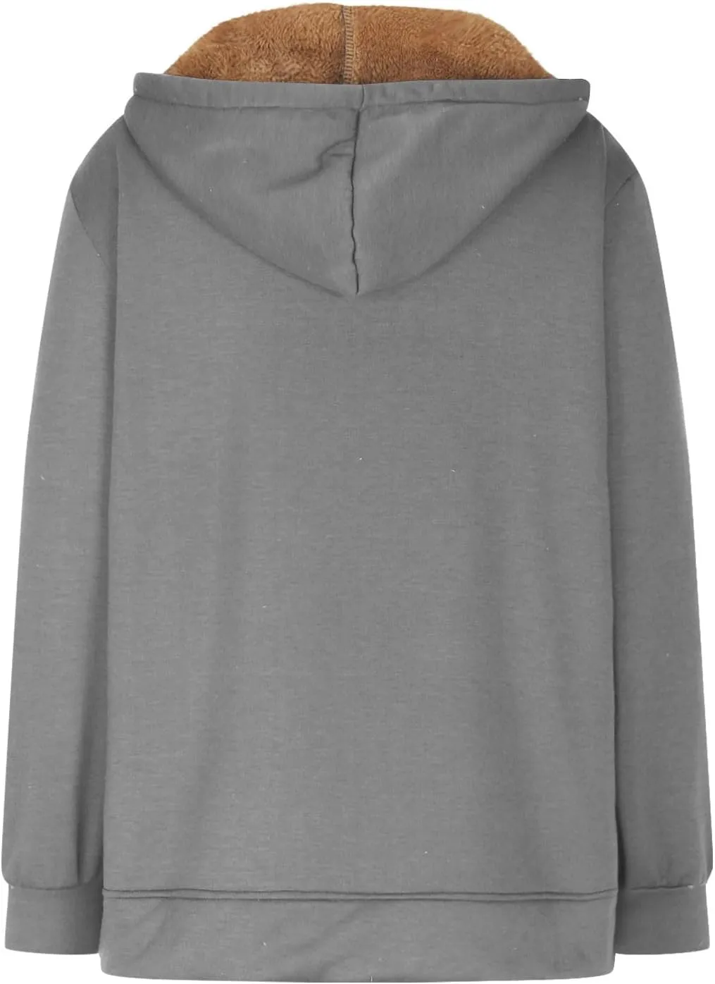 Womens Zipper Hoodies Warm Fleece Zip Jackets for Women Full Zip Up Sweatshirts Hoodie, Fleece Lined Jacket, Winter