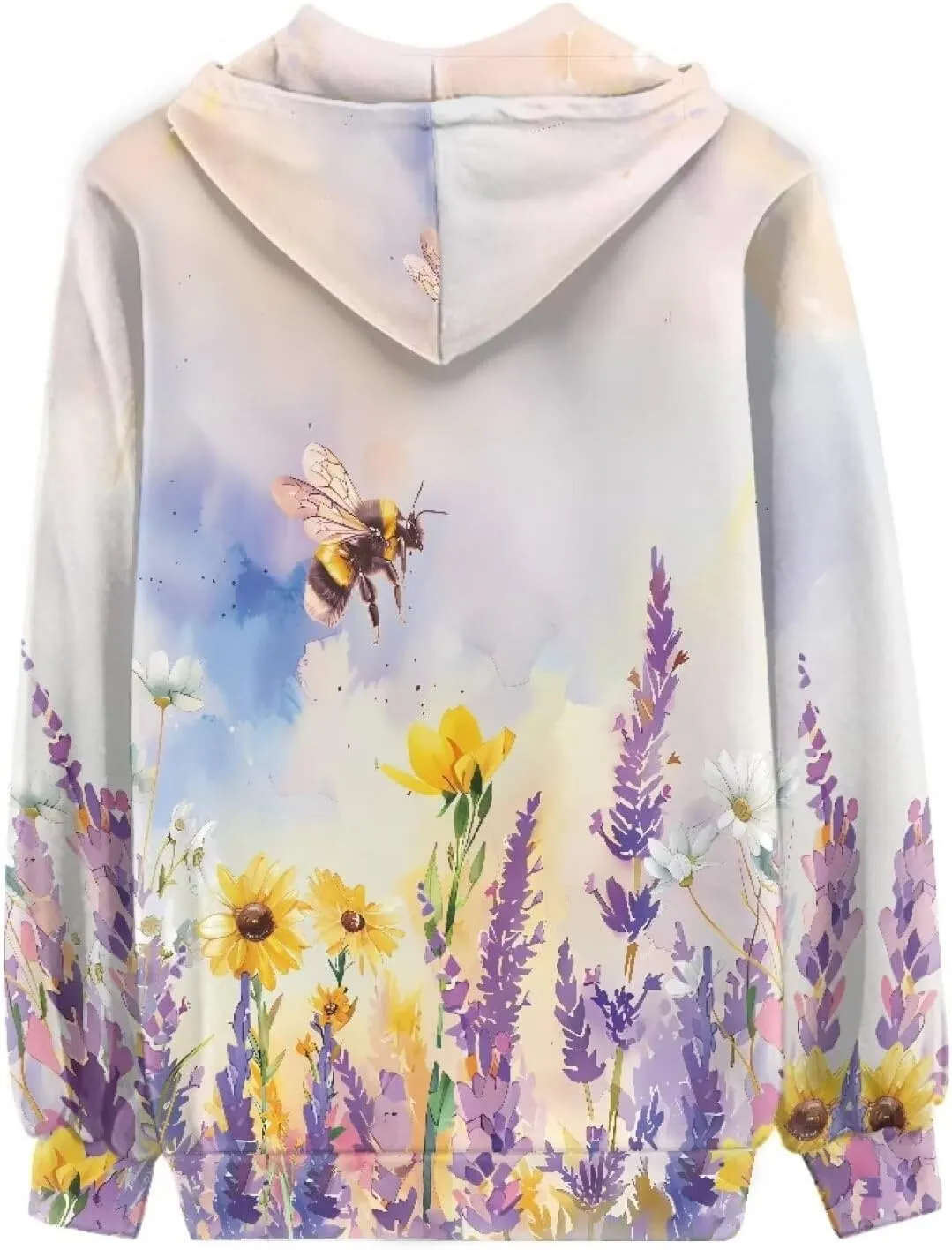 Xoenoiee 3d Print Women Zip Up Hoodies Sweatshirt Jacket Long Sleeve Shirts Streetwear Pullover Tops With Pocket